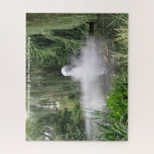 Sculpture Hamilton New Jersey kerstgroeten Legpuzzel (Verticaal)