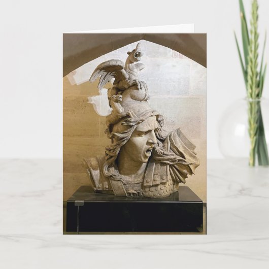 Sculpture inside the Arc de Triomphe Kaart (Voorkant)