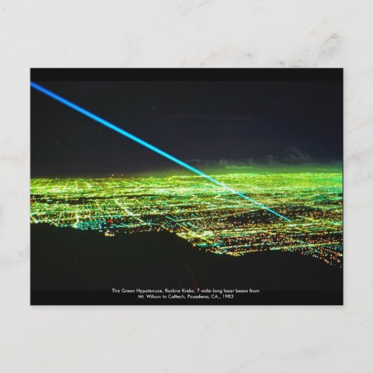 Sculpture laser par Rockne Krebs Carte postale (Devant)