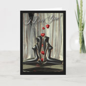 Sculpture lesbienne en art moderne de carte de (Devant)