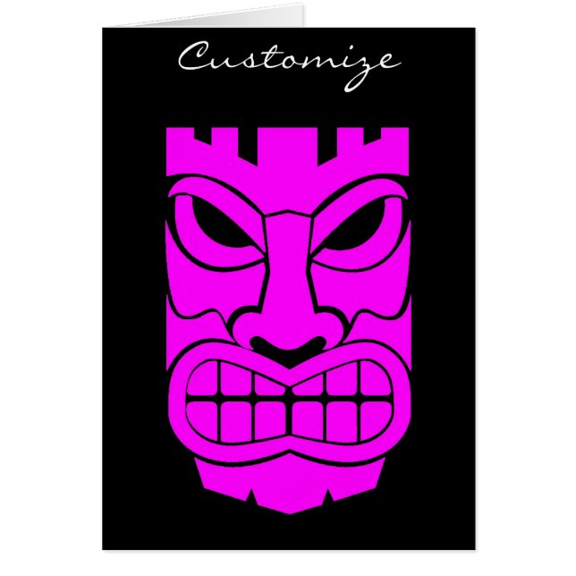 Sculpture Tiki rose Thunder_Cove (Devant)