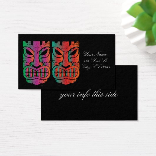 Sculpture Twin Tiki Thunder_Cove (Bureau)