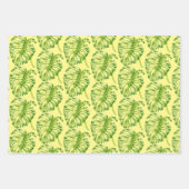 Sculptures feuillues sur un ensemble de papier d'e (Devant 3)