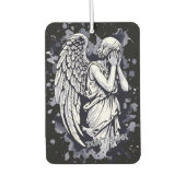 Sculptuur van een wenende engel - met spatten 1 luchtverfrisser (Voorkant)