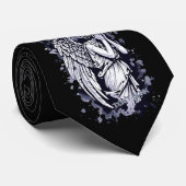 Sculptuur van een wenende engel - met spatten 1 stropdas (Opgerold)