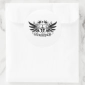 Scumbag Crest Ronde Sticker (Tas)