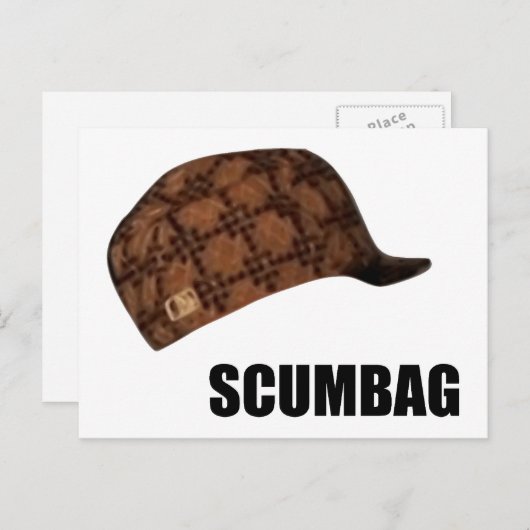 Scumbag Steve Pet Meme Briefkaart (Voorkant / Achterkant)