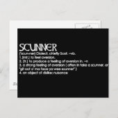 Scunner Briefkaart (Voorkant / Achterkant)