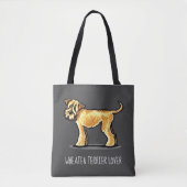 SCWT Wheaten Terrier Lover Persoonlijke Canvas tas (Voorkant)