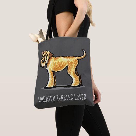 SCWT Wheaten Terrier Lover Persoonlijke Canvas tas (Dichtbij)