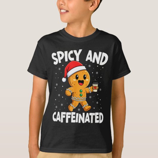 Scy And Caffeinated Coffee Women Gingerbread Chris T-shirt (Voorkant)