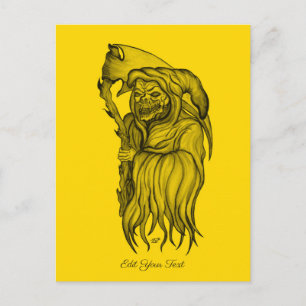 Scythe man - De Dood, de Raas Briefkaart