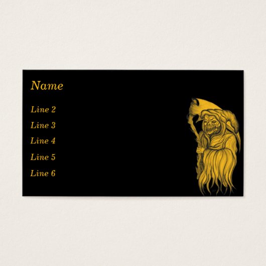 Scythe man - La Mort, Faucheuse Grim (Devant)