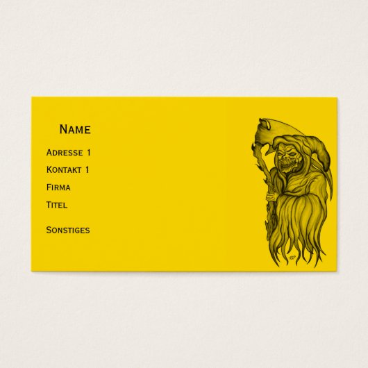 Scythe man - La Mort, Faucheuse Grim (Devant)