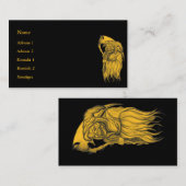 Scythe man - The Death, Carte de visite de faucheu (Devant / Derrière)