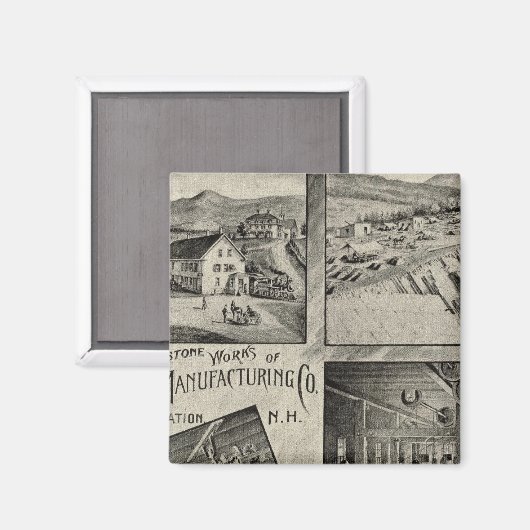 Scythestone works, Pike Manufacturing Co Magneet (Voorkant / Achterkant)