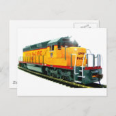 SD-40 Locomotief Briefkaart (Voorkant / Achterkant)
