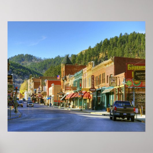 SD, Deadwood, Historic Gold Mining town Poster (Voorkant)