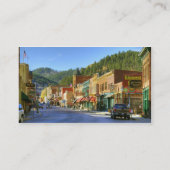 SD, Deadwood, Historic Gold Mining town Visitekaartje (Achterkant)