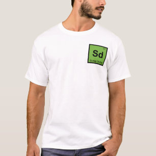 Sd - Sunset District San Francisco Scheikunde T-shirt