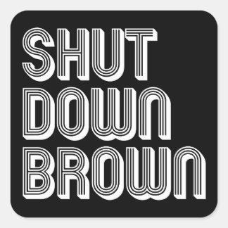 SDB Square Vierkante Sticker