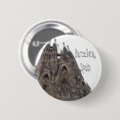 SDC10239, Barcelona, Spanje Ronde Button 5,7 Cm (Voorkant /achterkant)