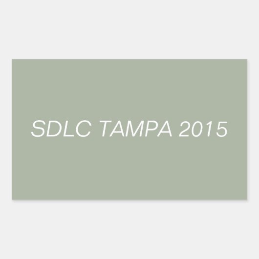 SDLC TAMPA 2015 STICKER (Devant)