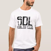 SDLHC - damesdroog V-Neck T-shirt (Voorkant)