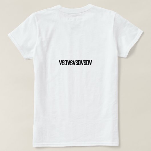 SDVSVD T-SHIRT (Design achterkant)
