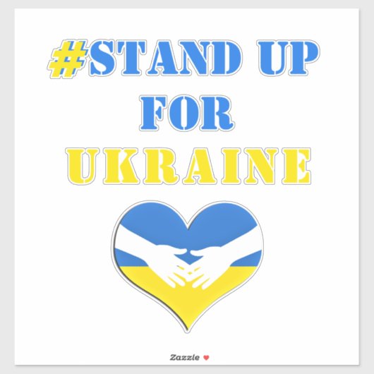 # Se Débattre Pour Les Stickers De Soutien À L'Ukr (Feuille)