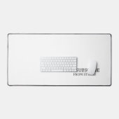 Se désabonner du stress Extra Large Typographique (Clavier et souris)