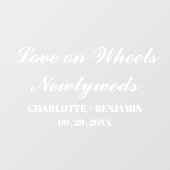 Se faire remarquer avec des autocollants de mariag (Feuille)