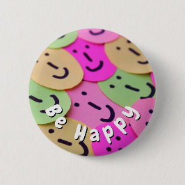 Se Feliz Ronde Button 5,7 Cm