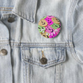 Se Feliz Ronde Button 5,7 Cm (In situ)