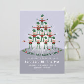 Se lasser du Invitation de Noël (Debout devant)