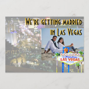 Se marier à Las Vegas Carte photo