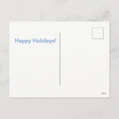 Se précipiter par la carte postale de neige (Dos)