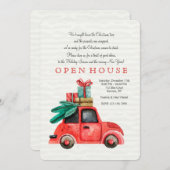 Se préparer Invitation de Noël (Devant / Derrière)