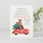 Se préparer Invitation de Noël (Debout devant)