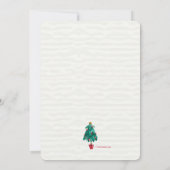 Se préparer Invitation de Noël (Dos)