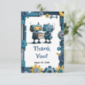 Se préparer pour bébé - Carte de remerciements (Debout devant)