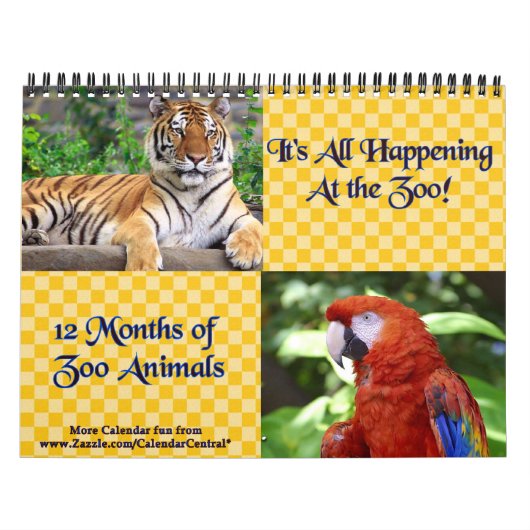 Se Produit Au Calendrier Zoo (Protection)