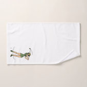 Se réchauffer pour Golf Lady Golfer (Serviette à main)