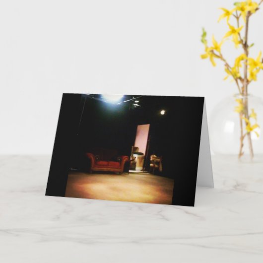 "Se rétablir chez soi" Carte de vœux de rétablisse (Fleur jaune)