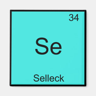 Se - Selleck Chemistry Element Symbol Funny Magnum Magneet