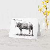 Se sentir timide : Moutons au crayon : Carte (Fleur jaune)