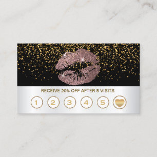 Se sont levées les cartes de fidélité de lèvre