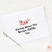 Se soucier des Strays (CATS), Inc. autocollants (Enveloppe)