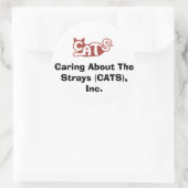 Se soucier des Strays (CATS), Inc. autocollants (Sac)