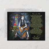 Se souvenir de moi Gypsy Fortune Teller Poem Carte (Devant / Derrière)